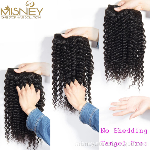 Deep Wave Bundles Brazilian Hair Weave Bundles Deep Curly Remy Hair Extensions For Black Women Human Hair Bundles Misney